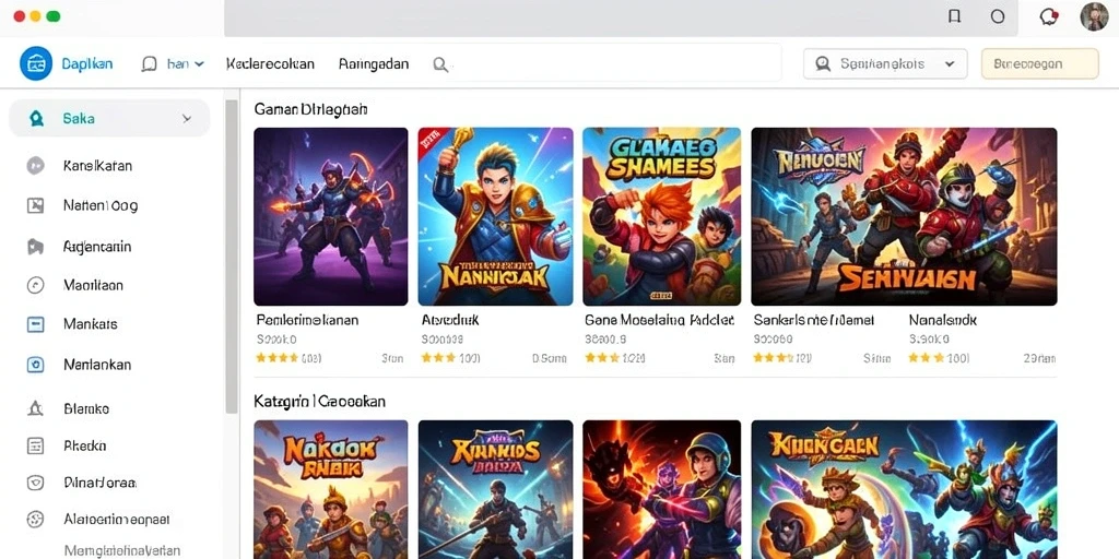 Gambaran komunitas pemain berinteraksi di forum dalam game.